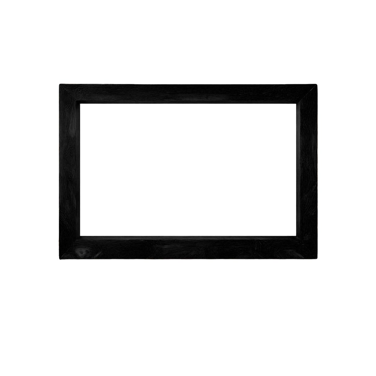 Orvanta Solid Wood Mirror Frame Black - Timberustic Mirror