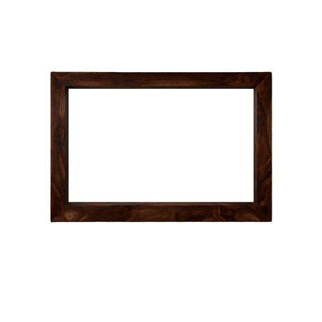 Orvanta Solid Wood Mirror Frame Dark Walnut - Timberustic Mirror