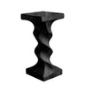 Orvella Solid Wood Pedestal Stand Black - Timberustic Pedestal Stand