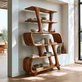 Orvessa Handcrafted Solid Wood Bookshelf - Timberustic Bookshelf
