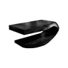 Orvessa Handcrafted Solid Wood Floating Bathroom Vanity with Open Storage Black - Timberustic Floating Bathroom Vanity with Open Storage