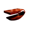 Orvessa Handcrafted Solid Wood Floating Bathroom Vanity with Open Storage Mahogany - Timberustic Floating Bathroom Vanity with Open Storage