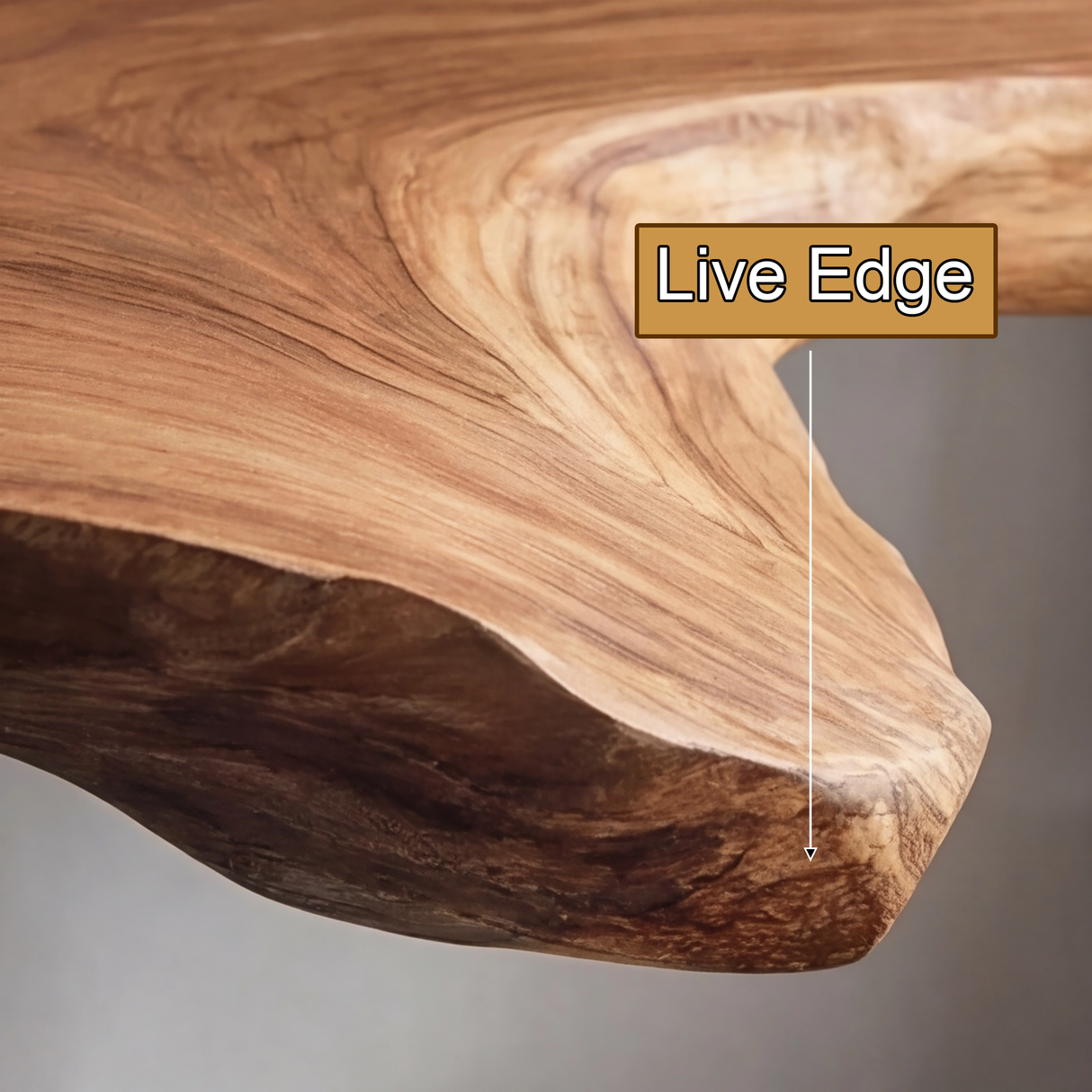 Orvessa Live Edge Solid Wood Floating Bathroom Vanity SPA348622 - Timberustic Floating Bathroom Vanity