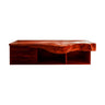 Orvessa Live Edge Solid Wood Floating Bathroom Vanity With Drawers Mahogany - Timberustic Floating Bathroom Vanity With Drawers