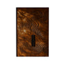 Orvessa Sculpted Solid Wood Rectangular Double Doors Brown - Timberustic Door