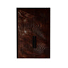 Orvessa Sculpted Solid Wood Rectangular Double Doors Dark Walnut - Timberustic Door