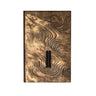 Orvessa Sculpted Solid Wood Rectangular Double Doors Natural Oak - Timberustic Door
