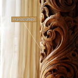 Orvessa Solid Wood Pedestal Stand - Timberustic Pedestal Stand