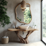 Orveth Rootform Solid Wood Freestanding Bathroom Vanity SPA389587 - Timberustic Freestanding Bathroom Vanity