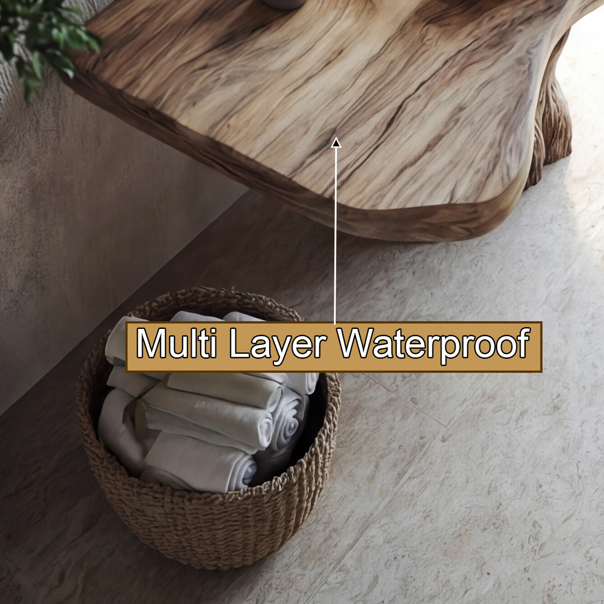 Orveth Rootform Solid Wood Freestanding Bathroom Vanity SPA389587 - Timberustic Freestanding Bathroom Vanity