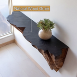 Orvethra Live Edge Solid Wood Mountain Floating Shelf SPA524789 - Timberustic Floating Shelf