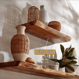 Orvian Live Edge Solid Wood Floating Shelf SPA175851 - Timberustic Floating Shelf