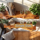 Orvino Live Edge Solid Wood Floating Shelf SPA369492 - Timberustic Floating Shelf