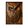 Orvion Sculpted Solid Wood Rectangular Double Doors Brown - Timberustic Door