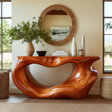 Orynthal Sculpted Solid Wood Console Table - Timberustic Console Table