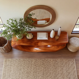 Orynthal Sculpted Solid Wood Console Table - Timberustic Console Table