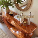 Orynthal Sculpted Solid Wood Console Table - Timberustic Console Table