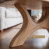 Orynthis Sculpted Solid Wood Coffee Table SPA295252 - Timberustic Coffee Table