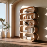 Ovelis Handcrafted Solid Wood Bookshelf SPA295823