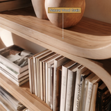 Ovelis Handcrafted Solid Wood Bookshelf SPA295823