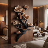 Petalwyn Handcrafted Solid Wood Tree-Inspired Bookshelf