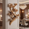 Petalwyn Handcrafted Solid Wood Tree-Inspired Bookshelf Natural Oak - Timberustic Tree-Inspired Bookshelf