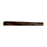 Ravaryn Handcrafted Solid Wood Fireplace Mantel Shelf Dark Walnut - Timberustic Fireplace Mantel Shelf