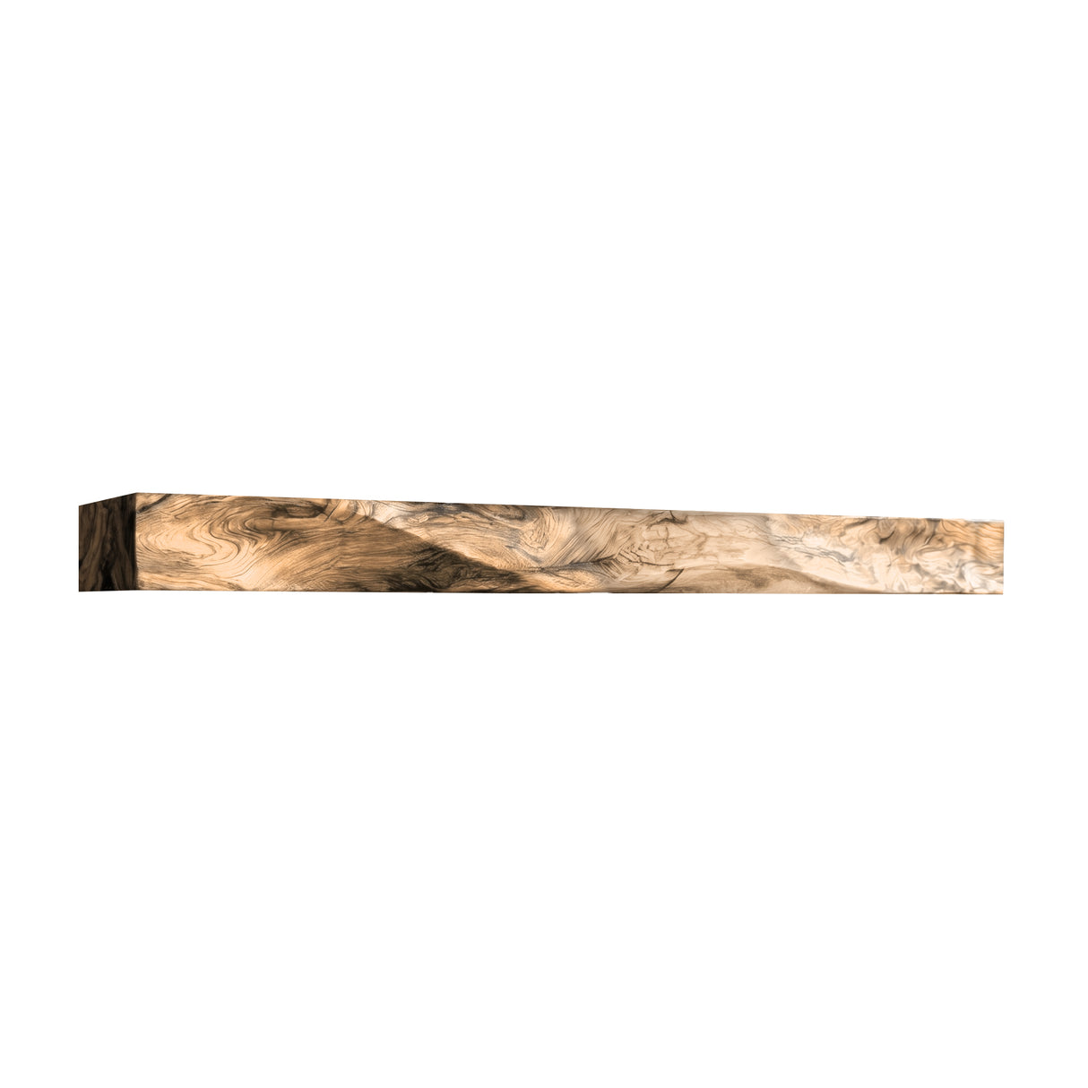 Ravaryn Handcrafted Solid Wood Fireplace Mantel Shelf Natural Oak - Timberustic Fireplace Mantel Shelf