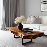Ravelle Live Edge Solid Wood Coffee Table - Timberustic Coffee Table
