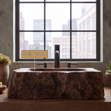 Ravenbark Handcrafted Solid Wood Rustic Edge Vessel Sink - Timberustic Vessel Sinks