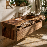 Ravenglen Handcrafted Solid Wood Floating Bathroom Vanity with Drawers (Copy) - Timberustic Floating Bathroom Vanity With Drawers