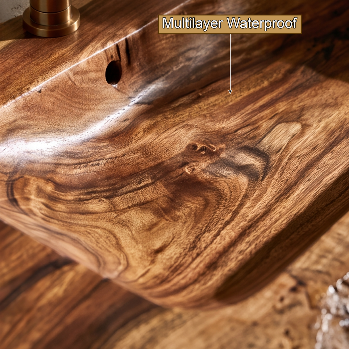 Ravenglen Handcrafted Solid Wood Floating Bathroom Vanity with Drawers (Copy) - Timberustic Floating Bathroom Vanity With Drawers