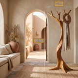 Ravenhollow Handcrafted Sculpted Solid Wood Tree Coat Rack - Timberustic Tree Coat Rack