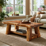 Ravenoak Live Edge Solid Wood Coffee Table SPA983895 - Timberustic Coffee Table