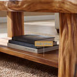 Ravenoak Live Edge Solid Wood Coffee Table SPA983895 - Timberustic Coffee Table