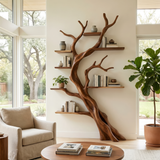 Ravenshade Handcrafted Solid Wood Tree Bookshelf
