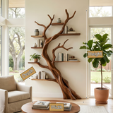 Ravenshade Handcrafted Solid Wood Tree Bookshelf