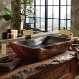 Ravenwood Handcrafted Solid Wood Vessel Sink - Timberustic Vessel Sinks