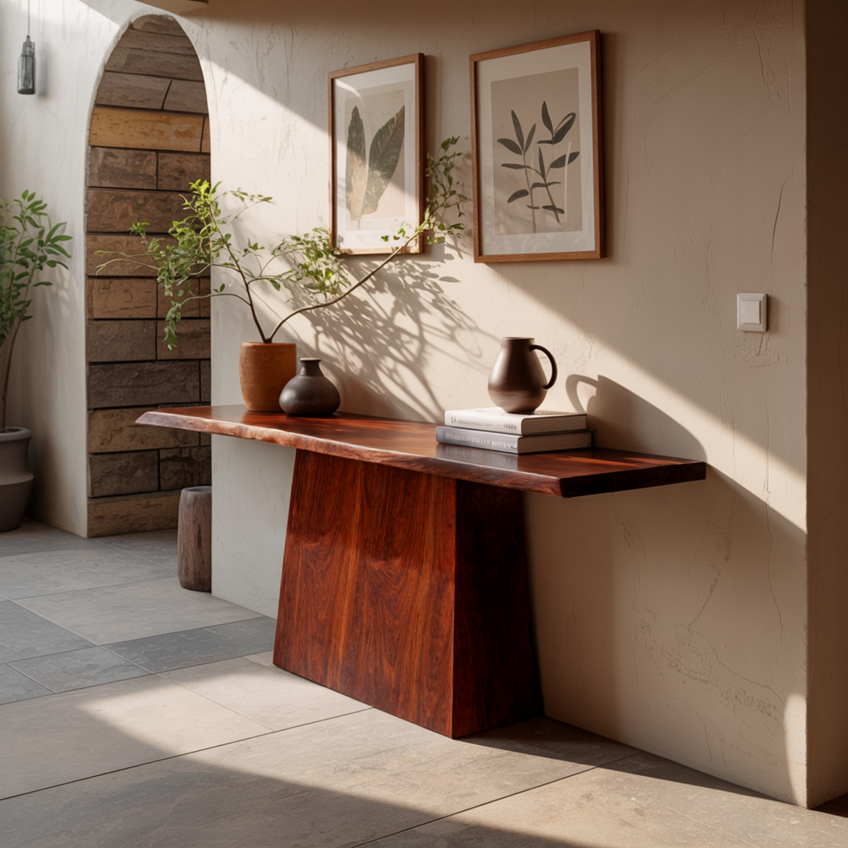 Ravine Edge II Solid Wood Console Table