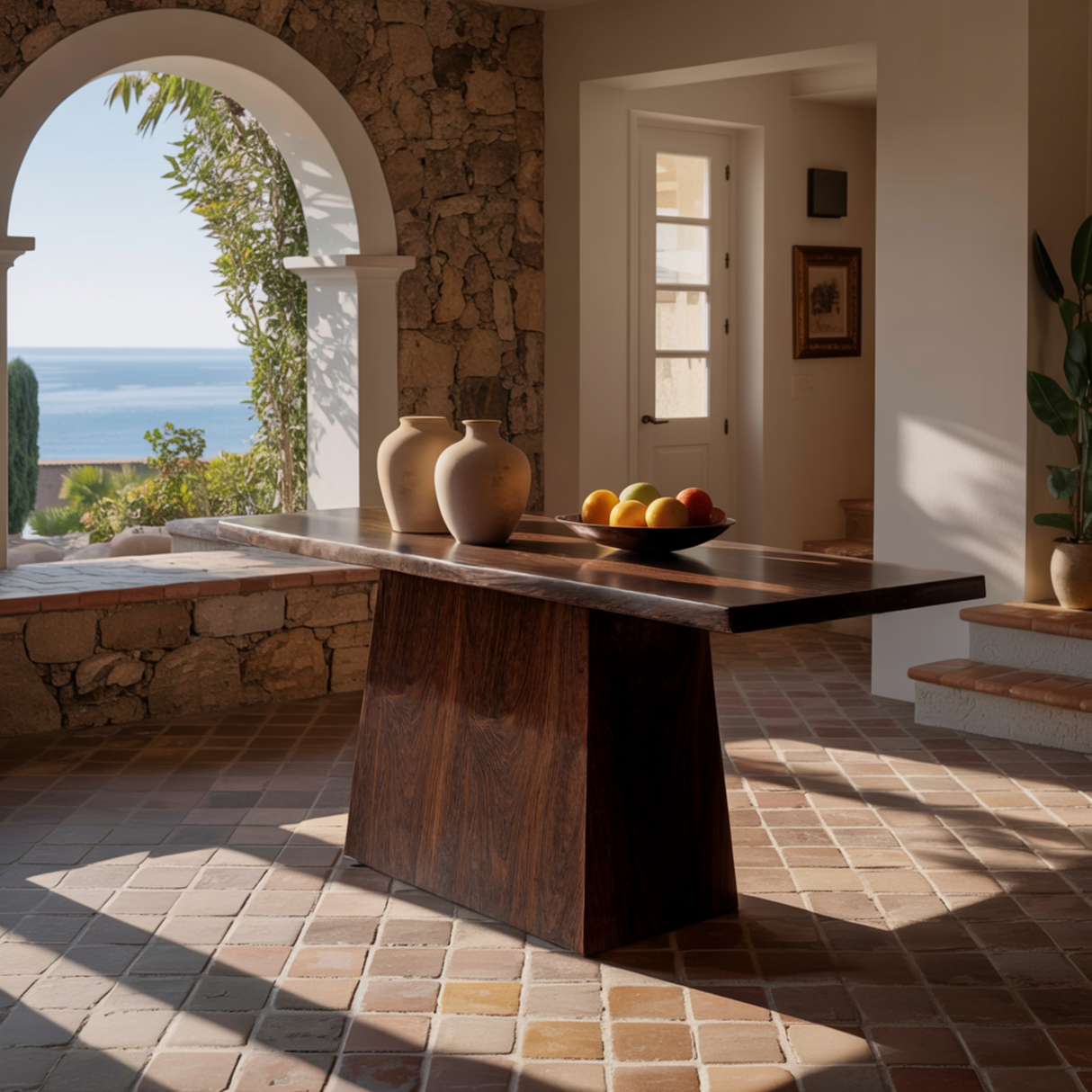 Ravine Edge II Solid Wood Console Table