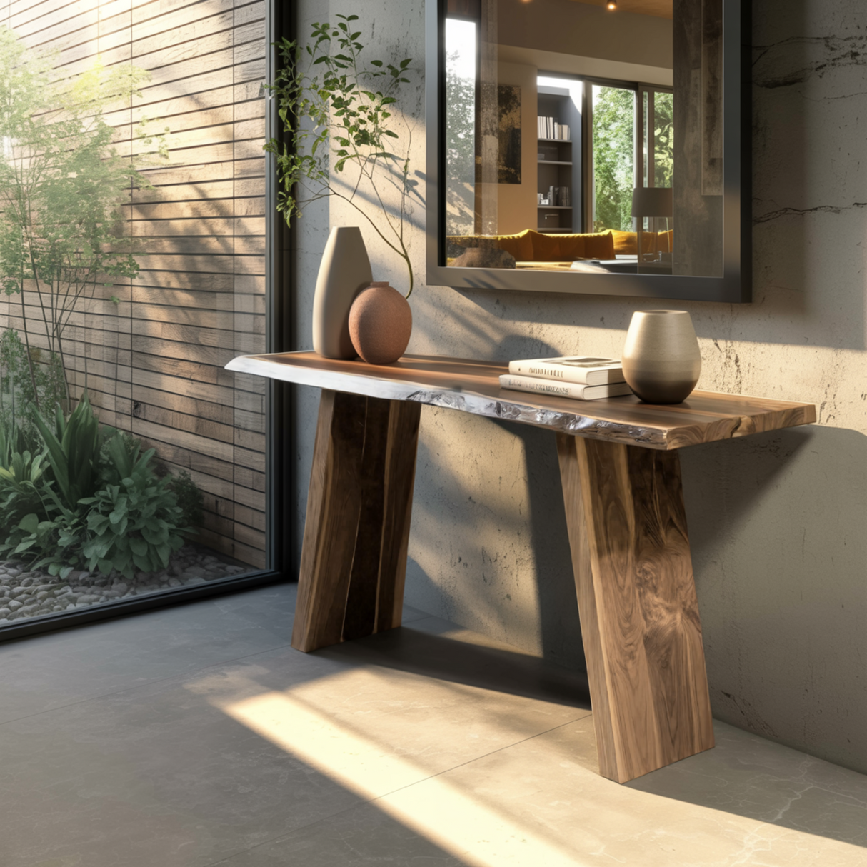 Ravine Edge Solid Wood Console Table