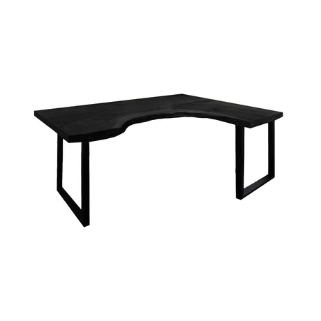 Ravon Live-Edge Solid Wood L-Shape Desk