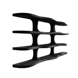 Ravora Live Edge Solid Wood Floating Kitchen Shelf Black - Timberustic Floating Kitchen Shelf