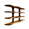 Ravora Live Edge Solid Wood Floating Kitchen Shelf Brown - Timberustic Floating Kitchen Shelf