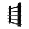 Ravyn Arch Solid Wood Bookshelf Black - Timberustic Bookshelf