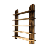 Ravyn Arch Solid Wood Bookshelf Natural Oak - Timberustic Bookshelf