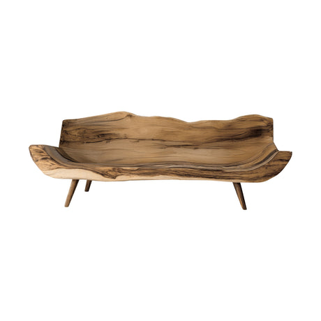 Raw Live Edge Flow Zen Solid Wood Sofa