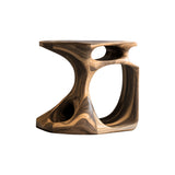 Resonare Hollow Sculpted Solid Wood Record Player Stand