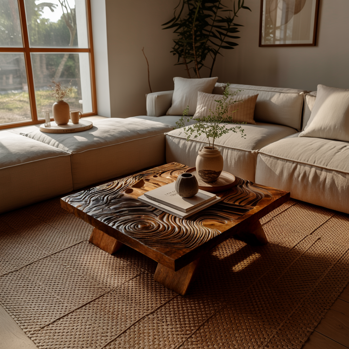 Rhen Surface Solid Wood Coffee Table