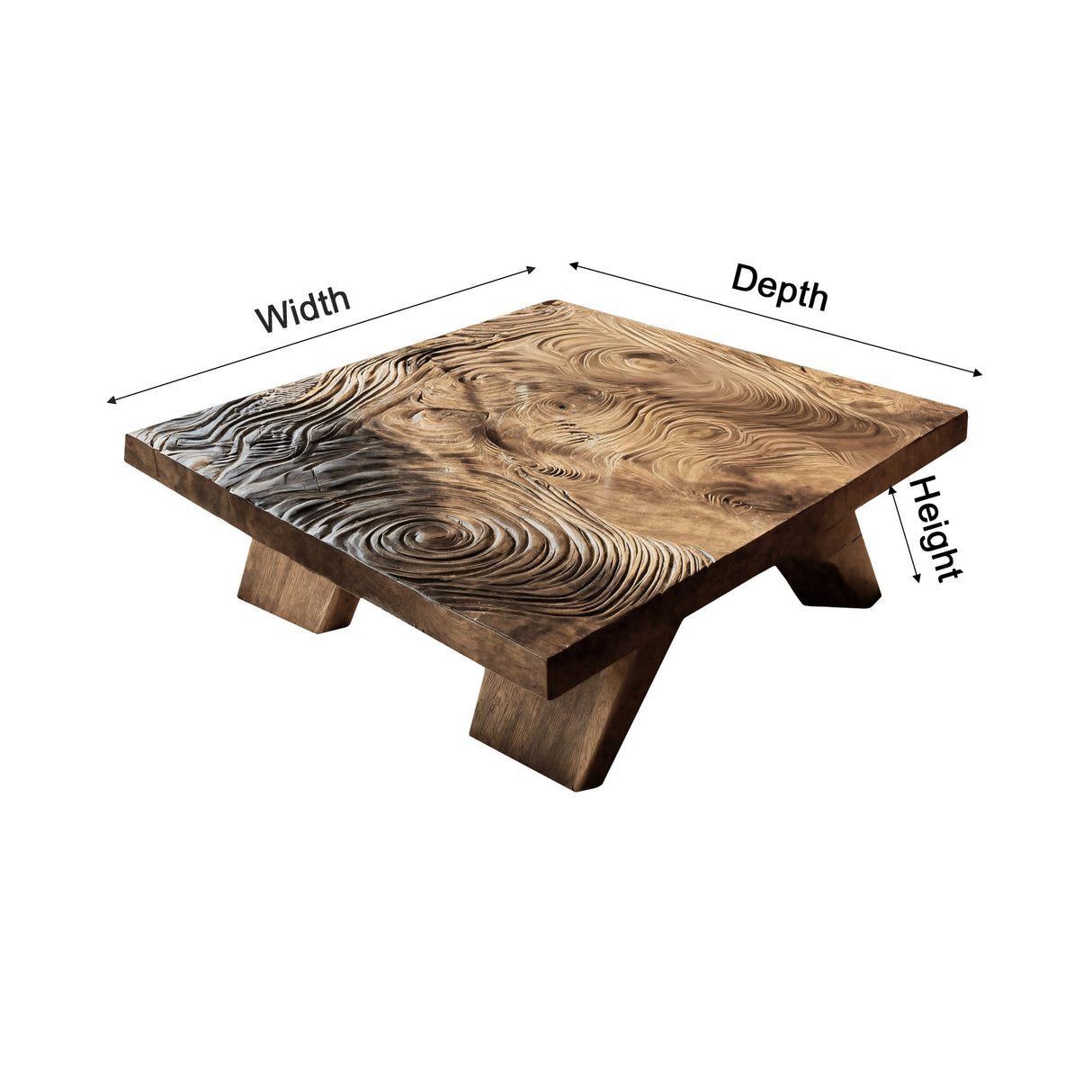 Rhen Surface Solid Wood Coffee Table